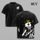 Brook One Piece Washed T-Shirt, Vintage Anime Oversized Tee, Heavy Cotton Streetwear Shirt