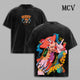 Buggy The Clown One Piece Washed T-Shirt, Vintage Anime Oversized Tee, Heavy Cotton Shirt