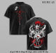 Igris Solo Leveling ARISE Vintage Washed T-Shirt | Shadow Knight Commander Graphic Tee | Anime Streetwear Oversized Shirt