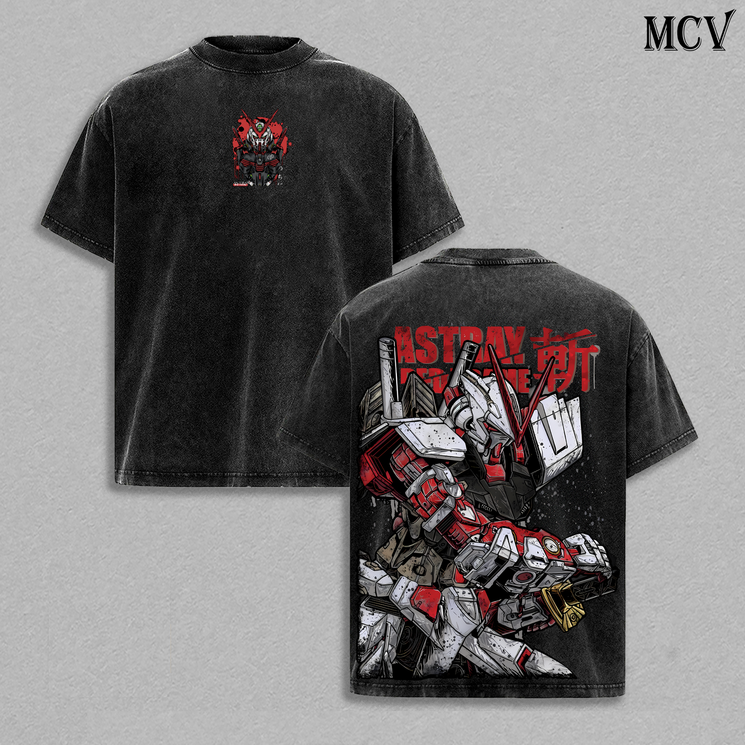RX-78 Mecha T-Shirt, Anime Robot Tee, Gundam Style Graphic Shirt, Red White Mech Design, Vintage Cotton Unisex