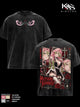 Mitsuri Graphic T-Shirt, Demon Slayer Anime Double Sided Tee, Vintage Washed Soft Cotton Men’s Top, Classic Casual Streetwear Clothes, Gift for Manga Fans