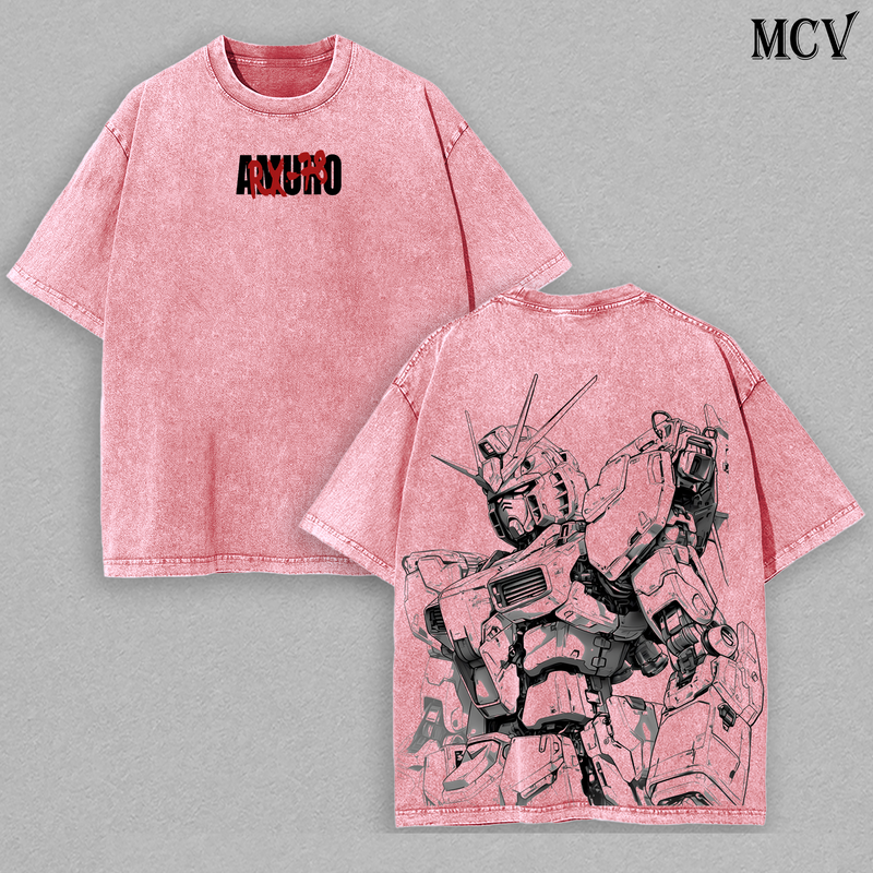 RX78 Mecha T-Shirt, Anime Robot Tee, Gundam Style Shirt, Monochrome Mech Graphic Tee, Vintage Cotton Unisex