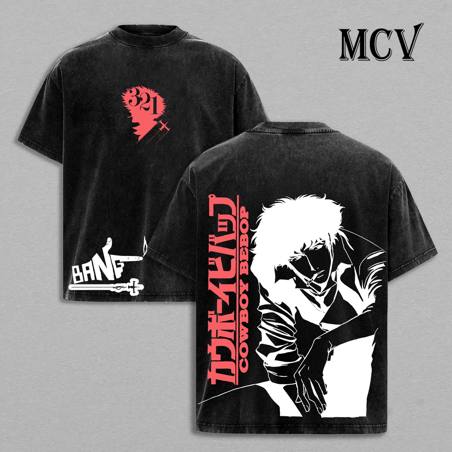 Cowboy Bebop Space Cowboy Shirt, Vintage Anime Oversized Streetwear Graphic Tee