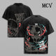 Inosuke Hashibira Demon Slayer Washed T-Shirt, Vintage Anime Oversized Tee, Heavy Cotton Shirt
