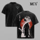 Zenitsu Agatsuma Demon Slayer Washed T-Shirt, Vintage Anime Oversized Tee, Heavy Cotton Shirt