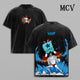 Franky One Piece Washed T-Shirt, Vintage Anime Oversized Tee, Heavy Cotton Streetwear Shirt