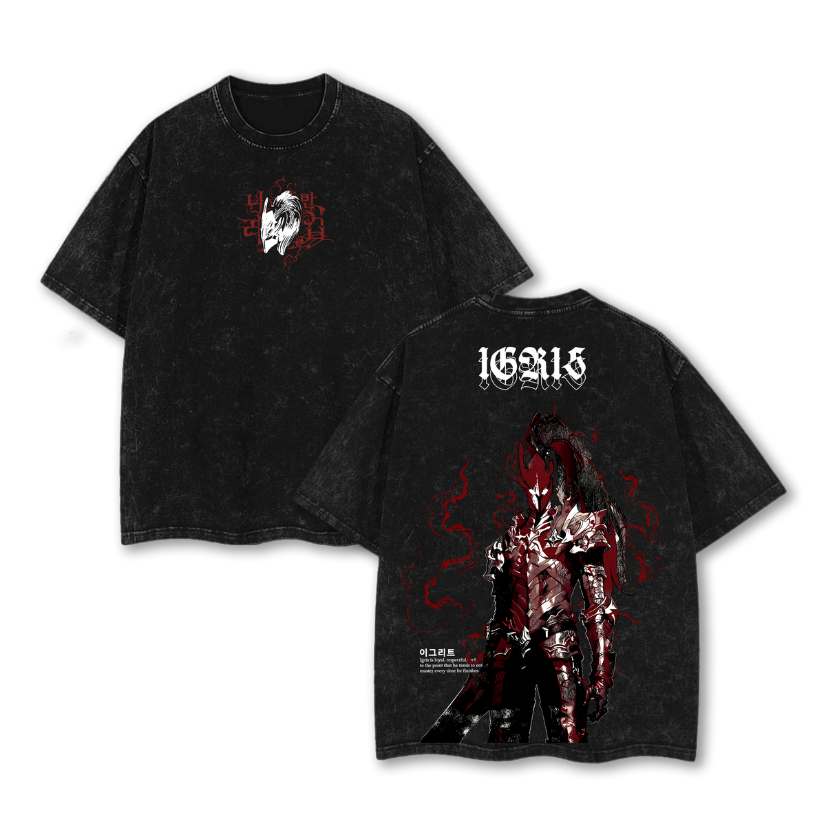 Iris Bloodred - Solo Leveling Anime Wahed T-Shirt