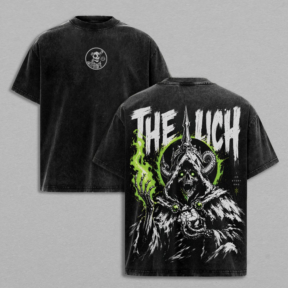 The Lich Adventure Time Vintage Washed Tank Top, Gym Pump Cover Sleeveless Muscle Shirt, Heavyweight Anime Graphic Workout Tee, Dark Fantasy Gift for Fans