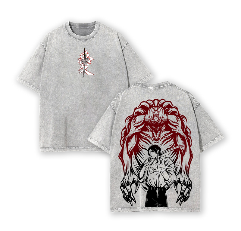 Jujutsu Kaisen Yuta Vintage T-Shirt – Oversized Anime Graphic Tee