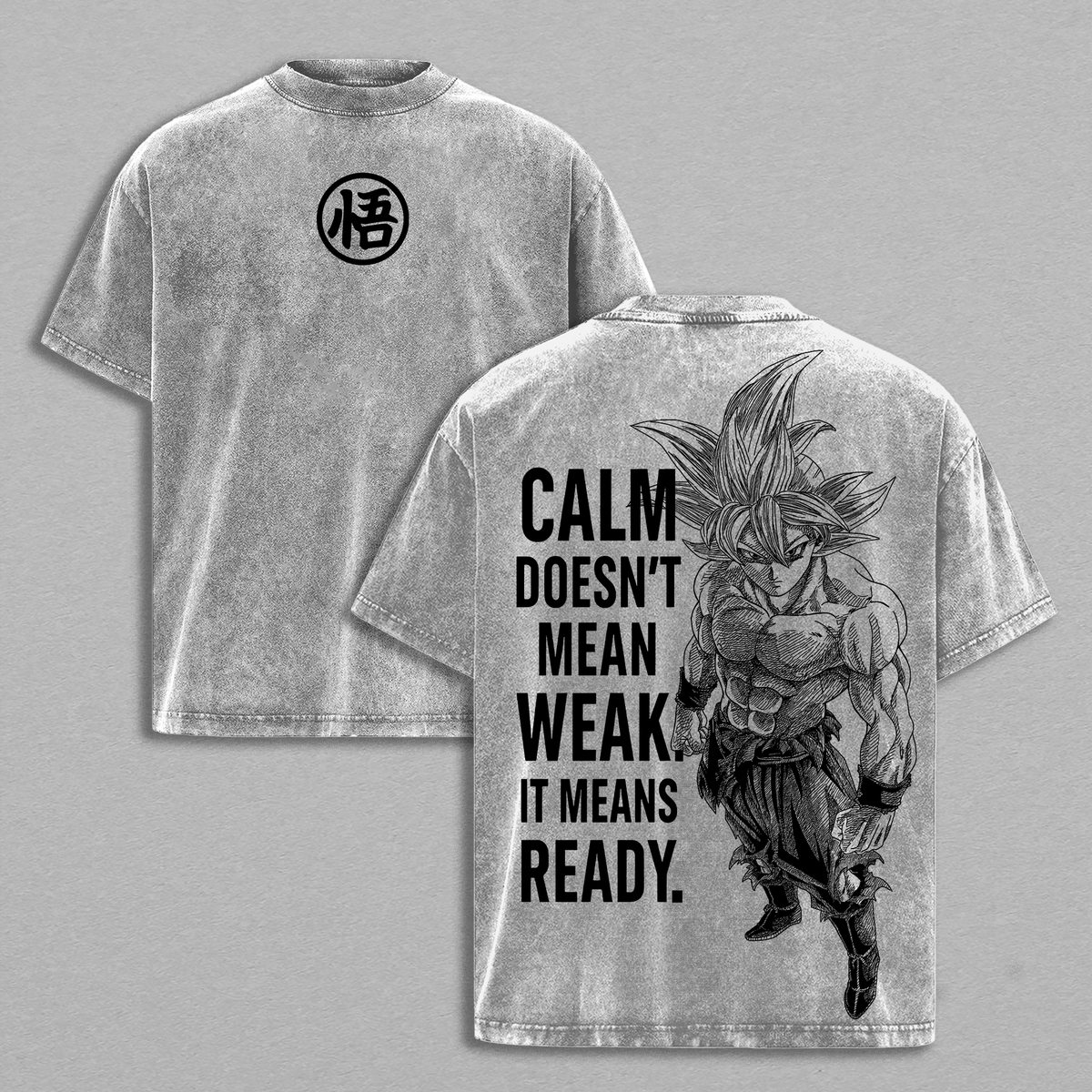 Kakarot Ultra Saiyannn Warrior Shirt Anime Fighter Tee Spiky Hair Power Graphic Vintage Washed Oversized Streetwear Muscle Anime Aesthetic Unisex