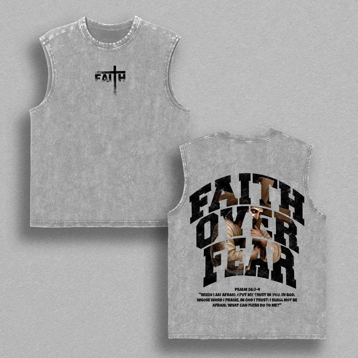 Jesus Faith Over Fair Shirt Christian Graphic Tee Oversized Streetwear Soft Cotton Casual Menswear Religious Apparel Gift for Believers