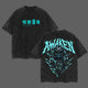 Kaiju No. 8 T-Shirt – Kafka Hibino Awakened Form Graphic Washed Oversized Vintage Anime Tee, Heavy Cotton Unisex Streetwear for Kaiju Fans