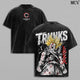 Trunks DBZ Tee – Trunks Vintage Washed T-Shirt | Super Saiyan Warrior | Future Trunks | Anime Manga Graphic Tee | Heavy Cotton Unisex Oversized Streetwear Top