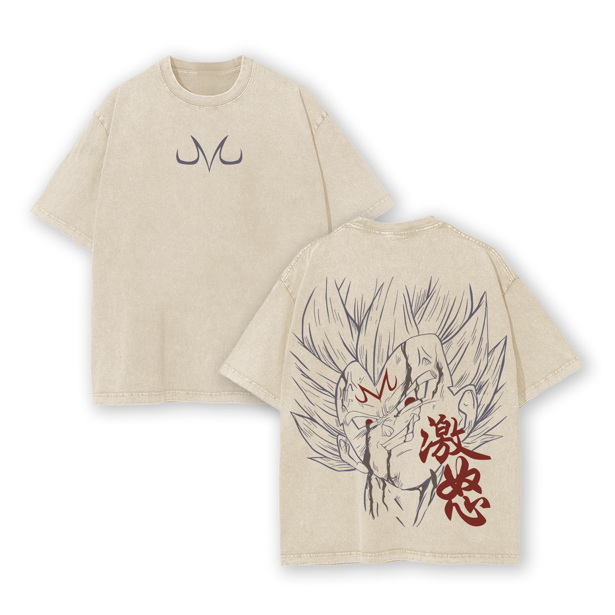 Vegeta -  Dragon Ball Z Anime Wahed T-Shirt