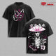 Kisuke Urahara Squad 13 Vintage Washed Anime Tee, Bleach Soul Reaper Streetwear Shirt, Pink Sakura Manga Aesthetic, Y2K Graphic T Shirt, Viral TikTok Anime Outfit for Men