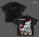 Mikasa Ackerman Attack on Titan Anime Double Printed Vintage Washed Tee Unisex Oversize Anime Manga Washed Heavyweight Cotton T-shirt