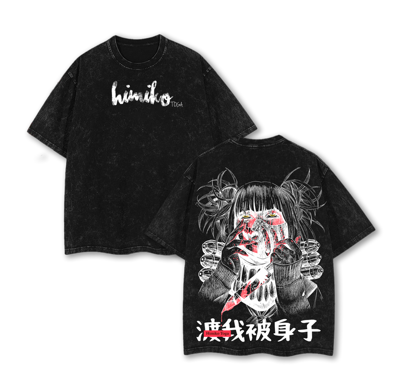 My Hero Academia - Toga Himiko Anime Washed T-Shirt