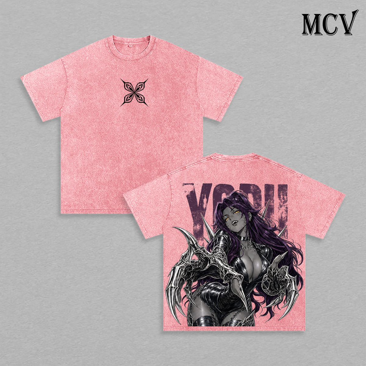 Shihouin Yoruichi Bleach T-Shirt – Shihouin Yoruichi Vintage Washed Tee, Flash Goddess Soul Reaper Anime Graphic T-Shirt, Heavy Cotton Oversized Streetwear for Men and Women