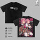 Ram Re:Zero Graphic Tee Vintage Washed Shirt Unisex Streetwear Anime Merch Wind Magic Tee Oni Maid T-Shirt Gift for Anime Lovers Re:Zero Fans