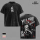 Yujiro Hanma Baki Vintage Washed Shirt Anime Graphic Tee Strongest Creature Alive Design Oversized Streetwear Manga T Shirt Gift for Baki Fans