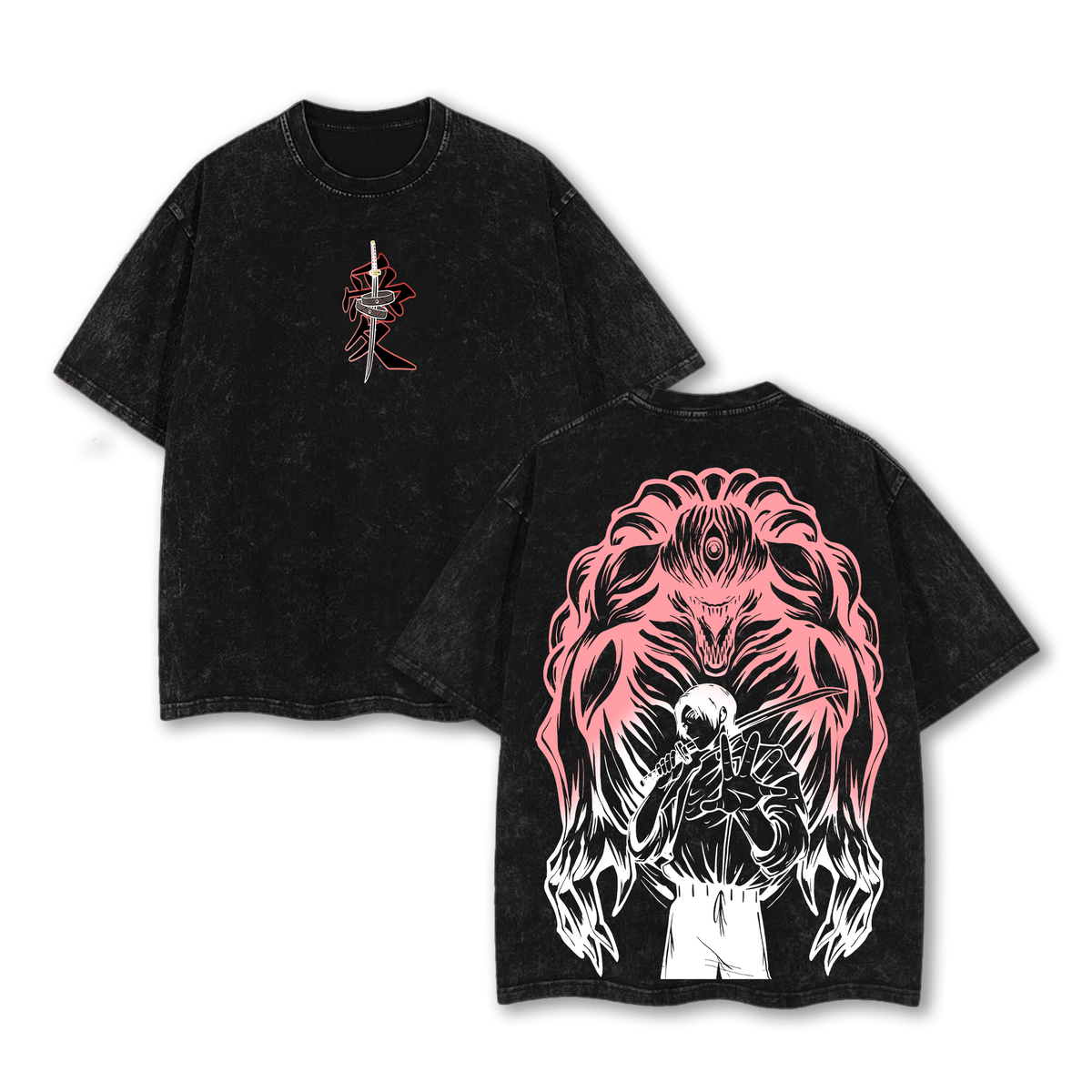 Jujutsu Kaisen Yuta Vintage T-Shirt – Oversized Anime Graphic Tee