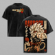 Bardock DBZ Vintage Washed T-Shirt - DBZ Graphic Tee Oversized Streetwear Top Cotton Tshirt Classic Menswear Clothes Apparel Gift for DBZ Fans Men & Women