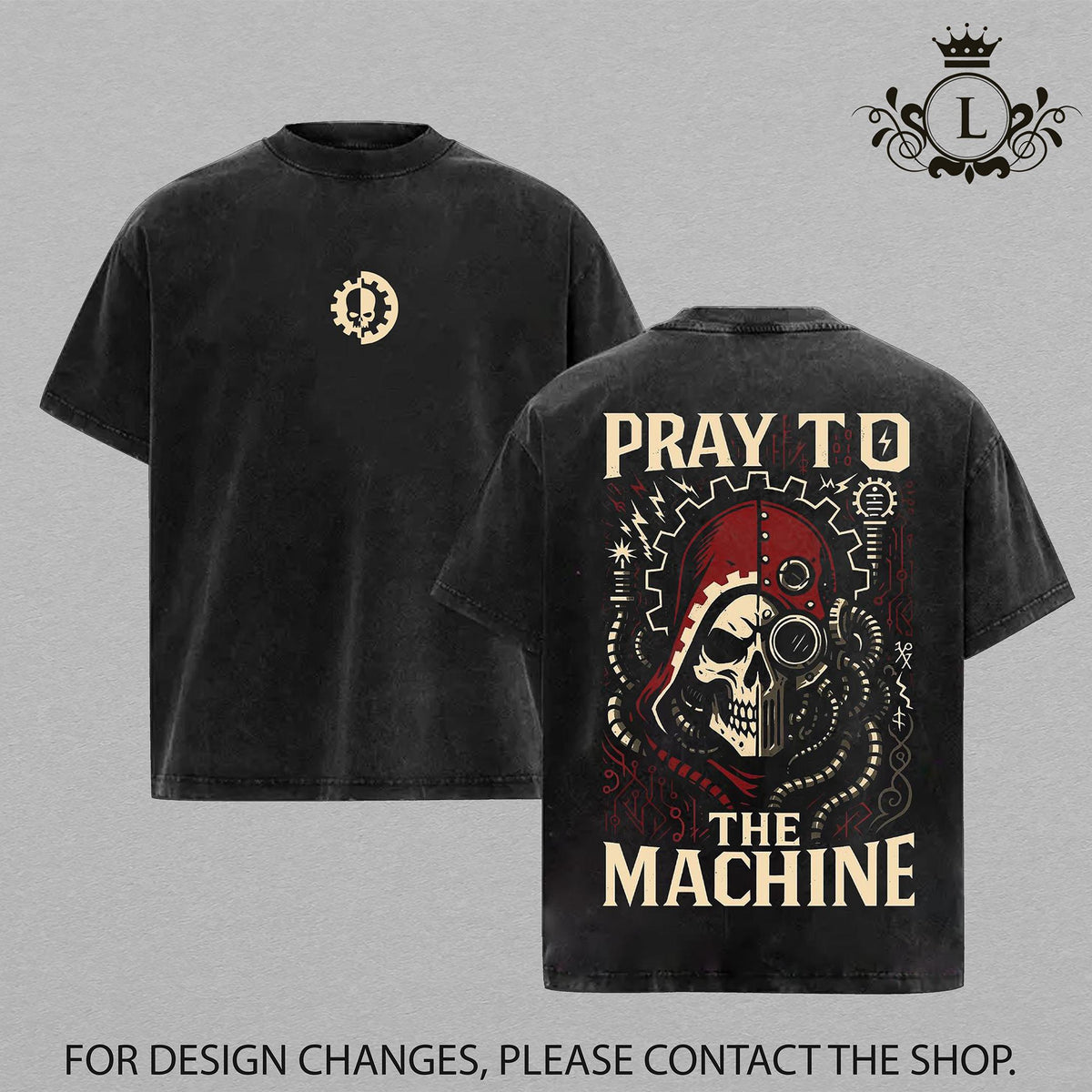 Adeptus Warhammer 40K New Release Vintage Washed Tee | Grimdark Sci-Fi Graphic Shirt | Premium Cotton T-Shirt for Fans of Imperium, Space Marines & Chaos | Retro Battle Aesthetic Streetwear Apparel