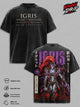 Igris Vintage Washed T Shirt - Anime Graphic Tee, Solo Leveling Oversized Streetwear Top Cotton Tshirt, Classic Menswear Clothes Apparel, Gift for Solo Leveling Fans Men & Women