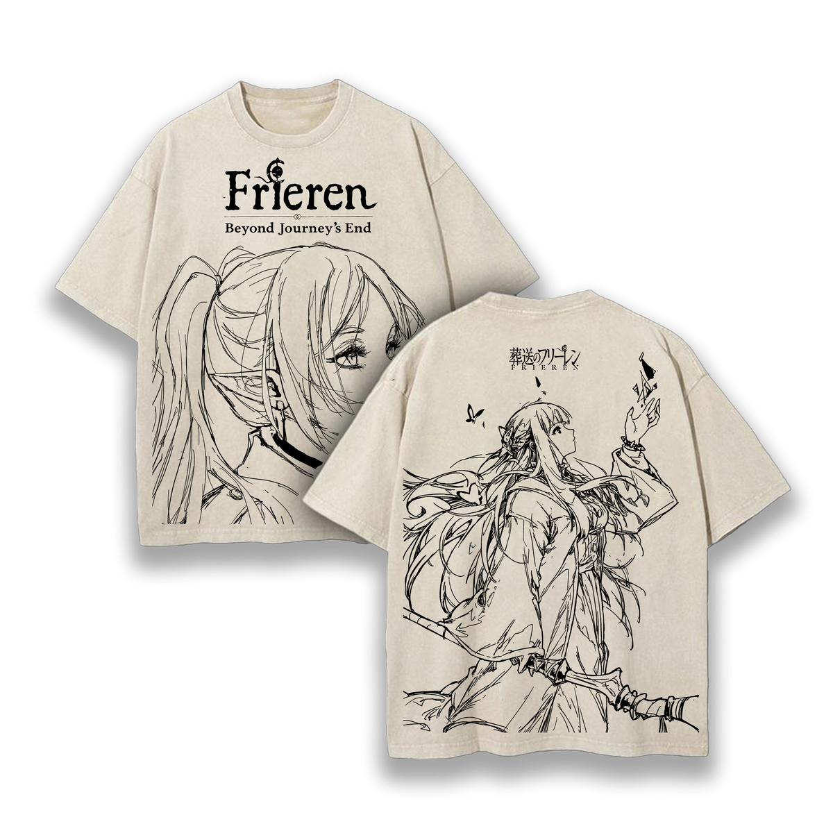 Frieren Beyond Journey’s End Washed T-Shirt