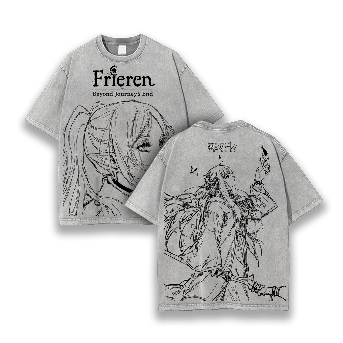 Frieren Beyond Journey’s End Washed T-Shirt