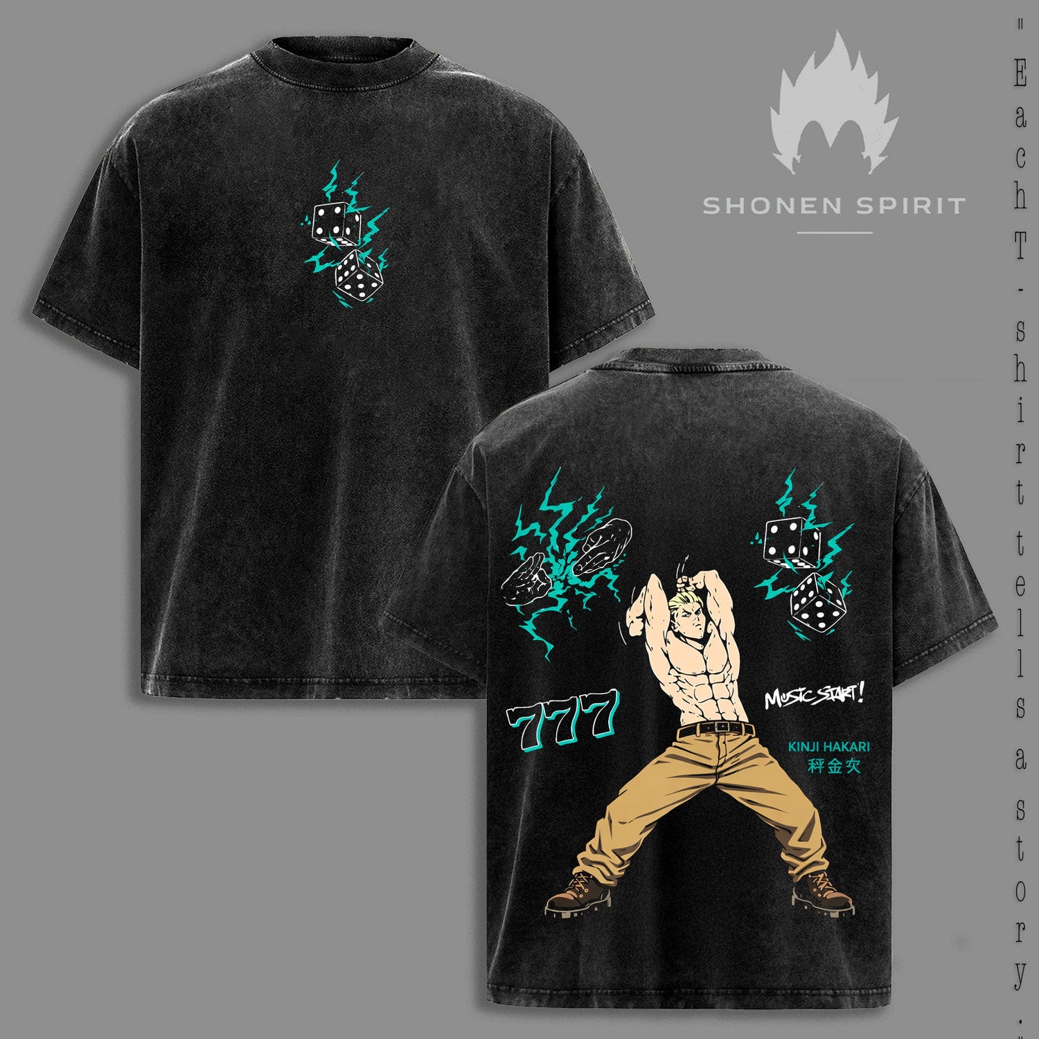 Kinji Hakari Anime Shirt, Jujutsu Kaisen Hakari