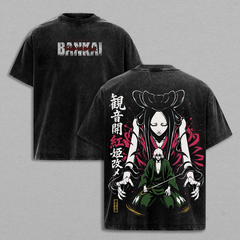 Kisuke Urahara Bankai Bleach TYBW Part 4 Double Sided Graphic Tee