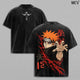 Pain (Nagato) - Naruto Anime Double Printed Vintage Washed Tee
