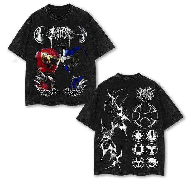 Ninja Storm Red vs Navy Ranger Graphic T-Shirt