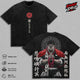Gyomei Himejima Vintage Washed Oversized T-Shirt - Demon Slayer Graphic Tee Stone Hashira Kimetsu No Yaiba Manga Print Retro Japanese Streetwear Heavy Cotton Unisex Shirt Anime Fans