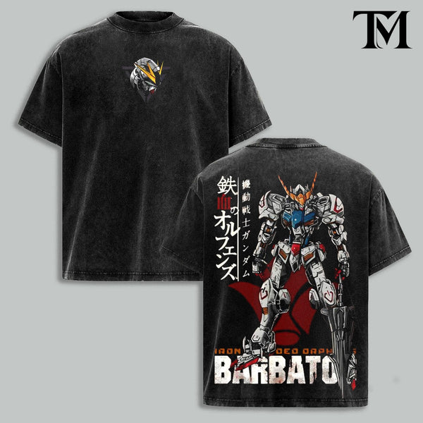 Gundam RX-78 Vintage Washed Oversized T-Shirt, Mobile Suit Mecha Graphic Tee