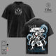 1 Piece Jinbe Vintage Washed Graphic Top - Straw Hat Pirates Manga Oversized Cotton T-Shirt, Tank Top, Sweatshirt, Hoodie - Japanese Streetwear Ribbed Hem Menswear Apparel, Gift for Anime Fans