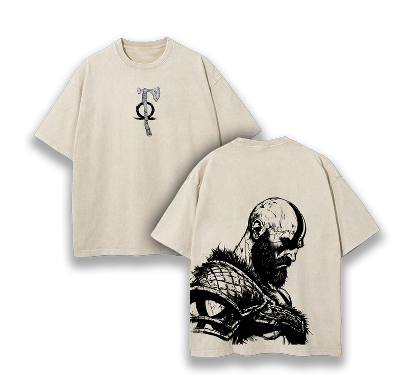 Kratos - God of War Washed T-Shirt