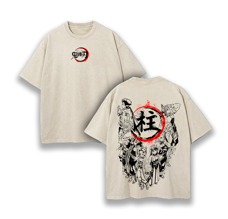Hashira - Demon Slayer Washed T-Shirt