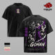 Gohan DBZ T-Shirt, Saiyan Warrior Anime Graphic Tee, Back Print Vintage 90s Anime Shirt, Graphic Tees Men, Trendy Tshirts, Men's T Shirts, DBZ Streetwear, Unisex Cotton Distressed Tee, Merch For Men, Men Fashion Graphic Tee