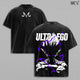 Final Shine Attack Washed Tee – Ultra Warrior Power Awakening Anime Graphic Double Printed T-Shirt, Menswear Heavy Cotton Unisex Oversize Streetwear Vintage Battle Damage Edition