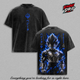 Prince of All ''Saiyans'' Graphic Tee Vintage Washed Shirt DBZ Anime Streetwear T-Shirt ''Saiyan'' Warrior Power Up Manga Tee Oversized Unisex Gift for DBZ Fans and Anime Lovers