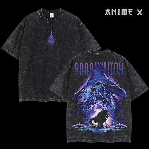 Limited Edition Ranni The Witch Elden Ring Game Anime Double Printed Oversize Lightweight Acid Washed Hoodie, Gift For Game Lover