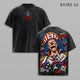 Buggy One Piece Vintage Washed Tee Emperor of the Sea Yonko Anime Shirt Manga Graphic Oversized Unisex