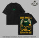 Warhammer 40K Dark Angels Washed Tee Retro Oversized TShirts Inspired by Iconic Factions and Heroes, Premium Heavy Cotton, Perfect for Wargame Fans, Sci-Fi Lovers3