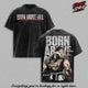 Kaoru Hanayama Vintage T-Shirt – Baki The Grappler Born Above All Graphic Tee, Strongest Yakuza Anime Washed Shirt Double-Sided Manga StreetwearTop Oversized Heavyweight Cotton Vintage Tee Unisex Baki Fan Apparel Clothes Menswear