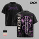 Frieza DBZ T-Shirt, Galactic Emperor DBZ Graphic Tee, Tyrant Power Back Print Vintage 90s Anime Shirt, Graphic Tees Men, Trendy Tshirts, Men's T Shirts, DBZ Streetwear, Unisex Cotton Distressed Tee, Merch For Men