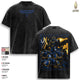 Ultramarines Warhammer 40K Graphic T Shirt, Warhammer 40000 Vintage Washed Oversized Tee, Space Marines Chaos Tyranids Gaming Streetwear Soft Cotton Unisex Gift