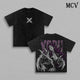 Shihouin Yoruichi Bleach T-Shirt – Shihouin Yoruichi Vintage Washed Tee, Flash Goddess Soul Reaper Anime Graphic T-Shirt, Heavy Cotton Oversized Streetwear for Men and Women