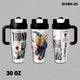 Insulated Tumbler Future Trunks Super Saiyan Future Warrior DBZ Anime Stainless Steel 17oz 24oz 30oz Vacuum Insulated Coffee Cup Portable Travel Mug Hot Cold Beverage Tumbler Anime Gift for Fans